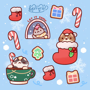 Christmas Sticker Sheet