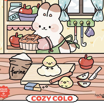 Hachette Livre is a French publishing book group. Recently, we collaborate with Hachette to create a coloring book called Cozy Colo, which focuses on creating a cozy and warm environment on each pages.